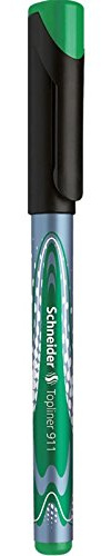 Schneider Set 5 Filzstifte Fineliner Topliner 911 04 grün