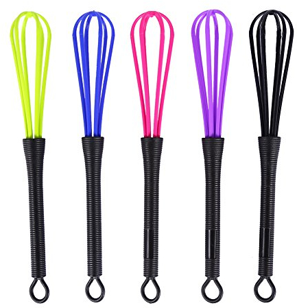 Lot de 5 fouets en plastique pour salon de coiffure, barbier