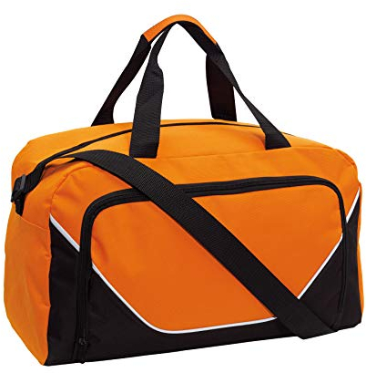 Preiswert&Gut Sporttasche 48x22x28cm Fitnesstasche 410Gr Umhängetasche (Orange)
