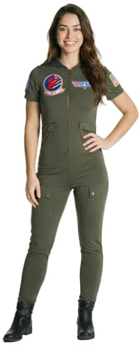 Maskworld Top Gun Catsuit - Damen - Lizenziertes Film-Kostüm für Erwachsene - Verkleidung Karneval Motto-Party - Größe: XS
