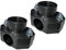 AERZETIX - C51888 - Lot de 2 Colliers de Prise en Charge pour Tuyau Ø25 - Filetage 3/4'' - à 2 boulons - Collier de dérivation de conduites Secondaires