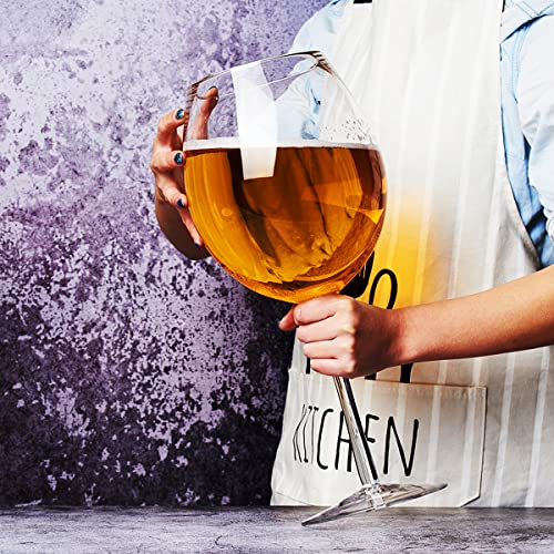 YUANXIN Giant Wine Glass Huge Stemware Creative Oversized Goblet Extra Large Champagne Glasses Beer Mug Red Wine Glasses(3200m)