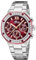 Montre Lotus pour Femme 18872/3 Excellent Boîtier en Acier Inoxydable Gris Bracelet en Acier Inoxydable Gris