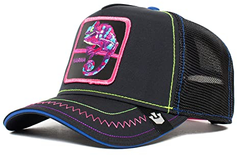 Goorin Bros. The Farm Drip Collection Unisex Verstellbare Trucker-Kappe, Schwarz (Kaarmaa), Einheitsgröße