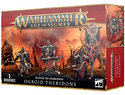 Warhammer Age of Sigmar Games Workshop Slaves to Darkness: Ogroid Theridons, Black