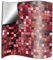 48 Red Bathroom Kitchen Tile Stickers Transfers for 6x6 inch 15 x 15cm Tiles DIY Stick On Wall Peel and Stick Tile Style Decals 6 by 6 inch Stickers (6x6-48 Individual Stickers, Red)