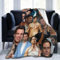 Essent Sebastian Decke, Stan, weich und bequem, warme Fleece-Überwurfdecke, Geschenk für Wohnzimmer, Schlafsaal, Dekoration, Picknick, Strand, Yoga, Sofa, Bett, Camping, Reisen, Dekoration, alle