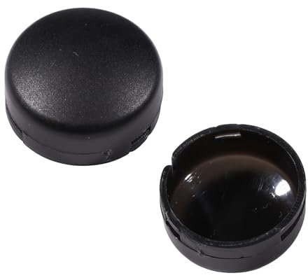 Doorbell Button Replacement Compatible with Ring Doorbell Pro Button 2Pack, Video Doorbell Buttons Repair Split Cracked Broken Button (Black)