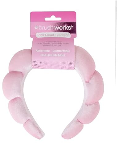 Brushworks Pink Cloud Headband