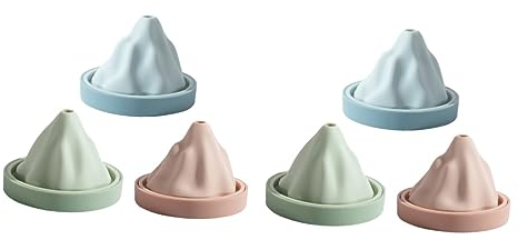 TOPBATHY 2sets Ice Sphere Moulds Reusable Ice Cube Trays Thin Cube Molds Silicone Molds