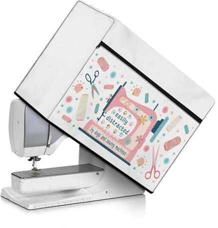 Uorisanigo Abdeckung für Nähmaschine Staubschutz Nähmaschine Nähmaschine Abdeckung Schutz Staubschutz mit Taschen für die meisten Standard-Nähmaschinen Extra Zubehör CZB50