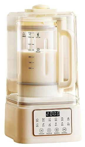 Soy Milk Maker, Nut Milk Maker, Automatic Almond Milk Machine - Plant Based Milk Maker with Self-Cleaning, Keep Warm, and Boiling Features - 1750ML