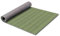 HomeLife Alfombra de cocina antideslizante y lavable, de vinilo, 52 x 240 cm, fabricada en Italia, alfombra antimanchas, de PVC, para interiores y exteriores, de color verde melange, alfombras largas