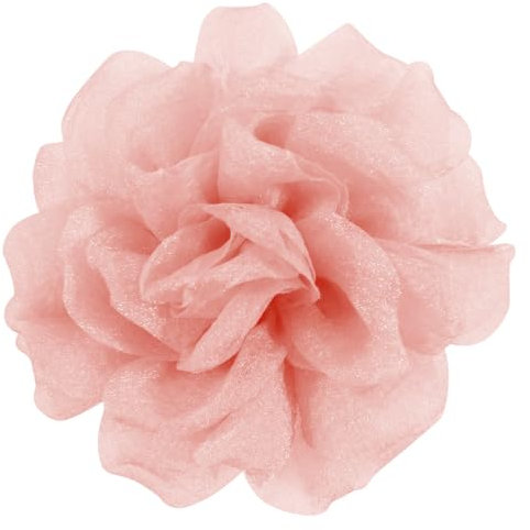 Mecool Barrette à cheveux rose - Bijou de tête - Barrette à cheveux rose - Accessoire pour femmes et filles - Fête de mariage - Rose pâle(11 cm)