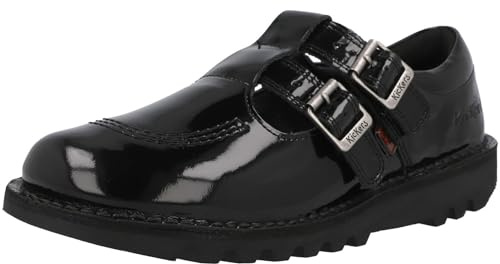 Kickers Women's Kick T Bar Double Leather Shoes,
