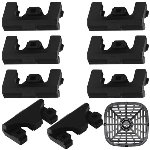 Kznifmk pour Instant 6QT Air Fryer, Grille de Remplacement avec Pieds de Protection pour Empêcher Les Dommages au Plateau et au Panier.