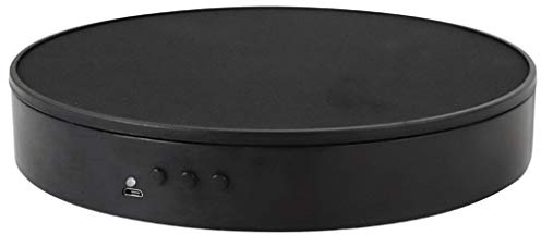 3 Speeds Electric Rotating Display Stand Mirror 360 Degree Turntable Jewelry Holder for Photography Video Shooting Props Rotating Display Stand