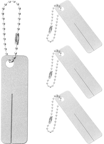 ifundom 4pcs Fishing Hook Sharpeners Metal File Tool with High Hardness and Precision Production for Outdoor Use Suitable for Fishing Hooks and Drill Bits