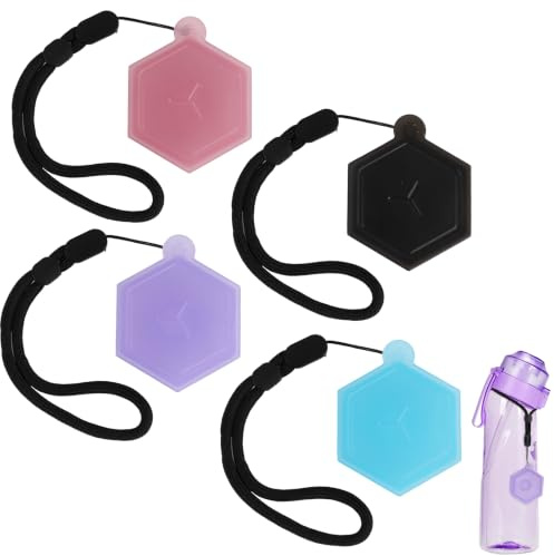 EUREKORA 4 Stück Duft-Pods-Aufbewahrungsbox Tragbare Duftkapselbox Pod Case Aufbewahrungsbox für Duft-Pod Aroma-Pod BPA-Freie Alle Sorten Duft-Pod für Air up Flaschen (Blau/Violett/Rosa/Schwarz)