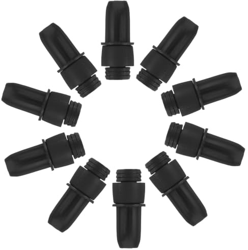DEARMAMY 50pcs Plastic Speaker Grill Mounting Pegs with Ball and Fasteners Secure Connection Clips for Speaker Grill Replacement Compatibility for Home Entertainment Setups Black