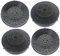 Spares2go Par de filtros redondos de carbono para campana extractora Elica (paquete de 4)