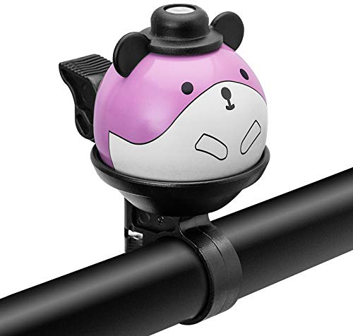 Kinder Fahrradklingel: Einstellbare Panda-Cartoon Glocke mit Lautem Ton - Für Mädchen, Jungen & Erwachsene