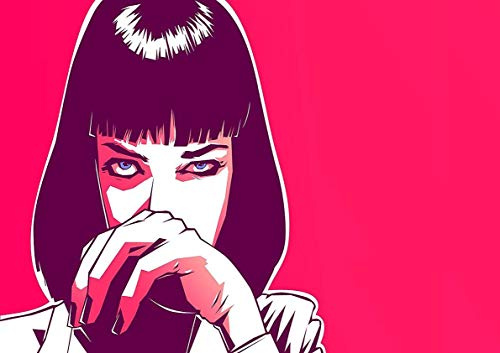 My Little Poster Plakat Affiche Pulp Fiction MIA Wallace Wall Art