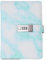Notizbuch Tagebuch Password Notebook Vintage PU Leder Zahlenschloss Tagebuch Schreiben Notebook mit Kombinationsschloss(Grün)