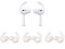 Zotech 3 pares de ganchos para las orejas para AirPods compatibles con Apple AirPods 1 y AirPods 2 o EarPods (blanco)