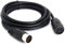 HTGuoji Midi Din 6 Pin Plug Connector Extension Cable, 6 Pin Din Male to Female Plug AV Adapter Audio Socket for Digital Audio (1.5 Meter)