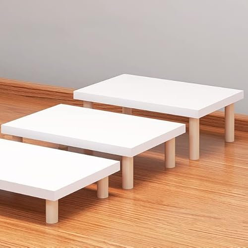 Scaffale da scrivania per computer, supporto per monitor, supporto per stampante per computer portatile, ripiano per fax, organizer da scrivania per casa e ufficio, facile da installare