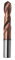 Foret en acier au tungstène foret en carbure monobloc foret hélicoïdal pour outil en alliage dur en acier inoxydable,HRC55,5.5mm