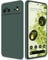GiiYoon Case Compatible with Google Pixel 6, Silky-Soft Touch Full-Body Protective Phone Silicone Case, Shockproof Cover with Microfiber Lining, green