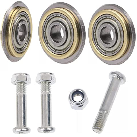 Tungsten-Carbide Tile Cutting Wheel 3X 22mm Manual Tile Cutter Rotary Bearing Wheel Replacement For Cutting Machine