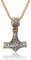 RWQIAN herren mjölnir kette thors hammer gold anhänger hammerkette wikinger halskette 55cm männer wikinger schmuck