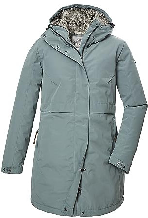 G.I.G.A. DX Damen Winterjacke/Funktionsparka mit Kapuze GW 41 WMN PRK, aquaverde, 48, 40834-000