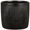 scheurich Solido Linea - Pot de Fleurs en céramique - Ebano - Diamètre : 24,1 cm - Hauteur : 21,9 cm - Volume : 8,2 l