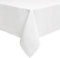smiry Leinenoptik Tischdecke Abwaschbar Lotuseffekt Eckig 80 x 80 cm Tischtuch Leinendecke Wasserabweisend Tafeldecke Tischwäsche Fleckschutz, Weiß