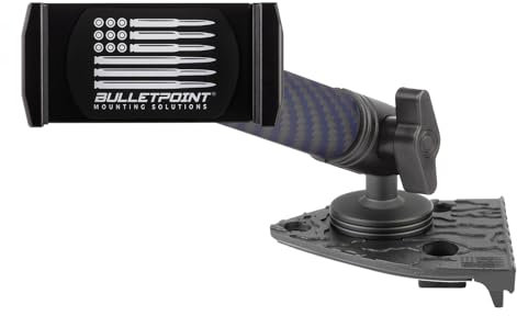 Bulletpoint Handyhalterung für Armaturenbrett, kompatibel mit Jeep Wrangler JL (Nicht 4xe) und Jeep Gladiator 2018–2023 Jeep Gladiator Einzelkugelhalterung, kompatibel mit iPhone Android Smartphone