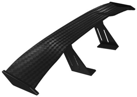 Aileron de voiture -NI Aileron de voiture à coller, -NI Spoiler de voiture à coller, décoration d'aile arrière de voiture, stabilité du véhicule tuning