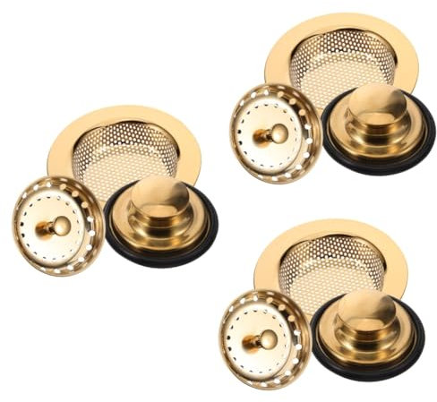 Hemobllo 3sets Filtri Per Inossidabile e Rifiuti Per e Accessorio Per Scarico Intasamenti