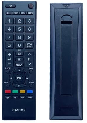 iOOiQQ Télécommande universelle de rechange pour Toshiba Smart TV CT-90329 22AV700A 26AV700A 32AV700A 39AL900A 32CV700A 40RV700 26AV600A 32AV600A 37AV600A