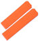 EAMOM Für Tissot T-TOUCH T013 T047 20mm Weiches Silikon Gummi Uhrenarmband Schwarz Orange Sport Wasserdichtes Uhrenarmband T091 T013420A(Orange-No buckle)