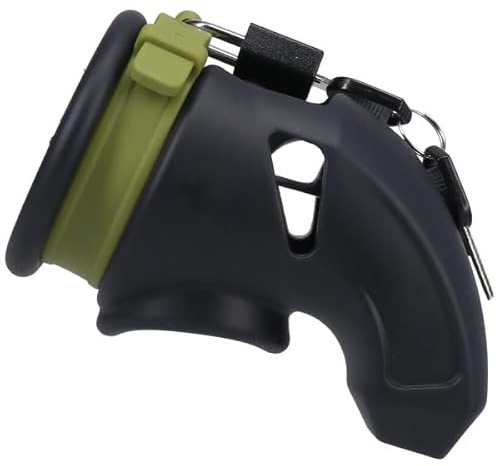 Fort Troff - CUMfort Cage - Black - Silicone Cock Cage with Adjustable Lock