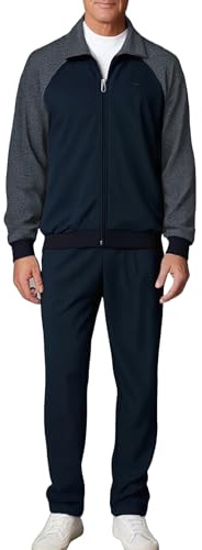 Herbold Sportswear Herren Jogginganzug Trainingsanzug Sportanzug Baumwollanteil Warm Tracksuit, Sweatjacke und Sweathose