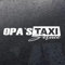Rakelfix Opas`s Taxi Service Opi Opa Taxi Aufkleber JDM Sticker Autoaufkleber Größe/Farbe WÄHLBAR! Windschutzscheibe