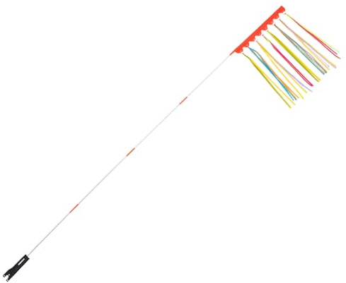 Hemobllo 1 Ensemble Drapeau De Sécurité à Vélo Drapeaux De Sécurité Réfléchissants Drapeau De Kayak Drapeaux VTT avec Mât Tricycles Adultes pour Hommes Fibres De Verre