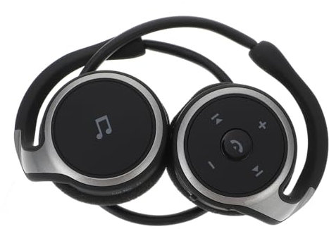 Homoyoyo Wireless Headset for Sports Running Portable Earphone Microphone Black