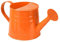 KiBcsLic Regadera para Niños, Maceta de Hierro para Jardinería, Cubo Pequeño para Regar Plantas de Interior, Parterres, Bonsáis, Césped, Naranja