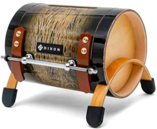 Dixon PCK-BKMBB1-CR Drummers Cask PMT Black Burst 20,3cm x 15,2cm, Mini-Trommel zur Aufbewahrung von Zubehör und persönlichen Gegenständen, Schwarz Burst